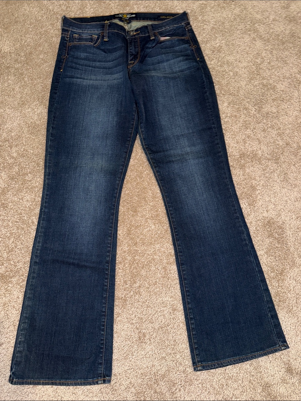 Lucky Brand Sofia Boot Dark Blue Flare Jeans - size 10/30